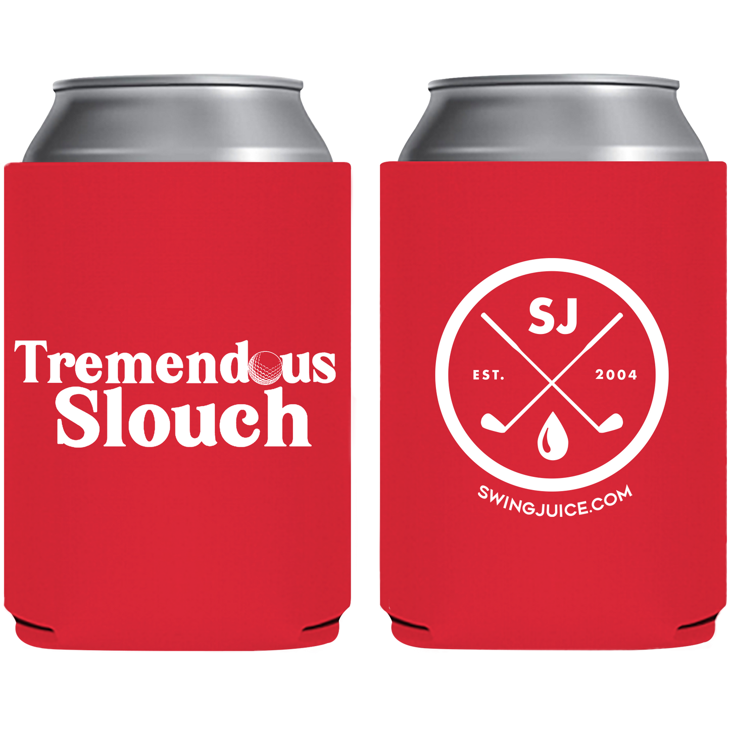 SwingJuice Golf Tremendous Slouch Koozie-Red