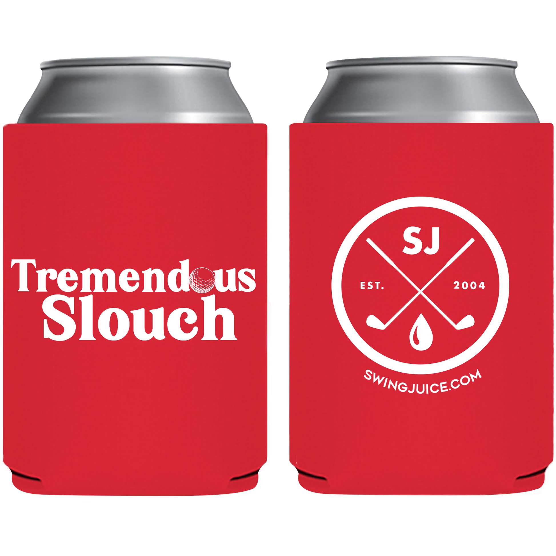 SwingJuice Golf Tremendous Slouch Koozie-Red