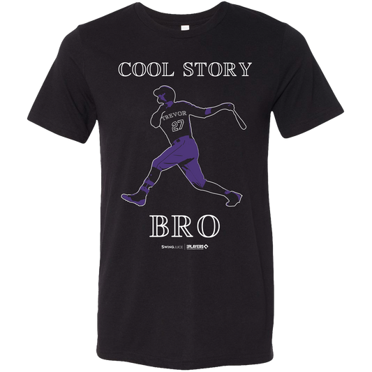 SwingJuice Baseball Trevor Story MLBPA Unisex Short Sleeve T-Shirt-Black