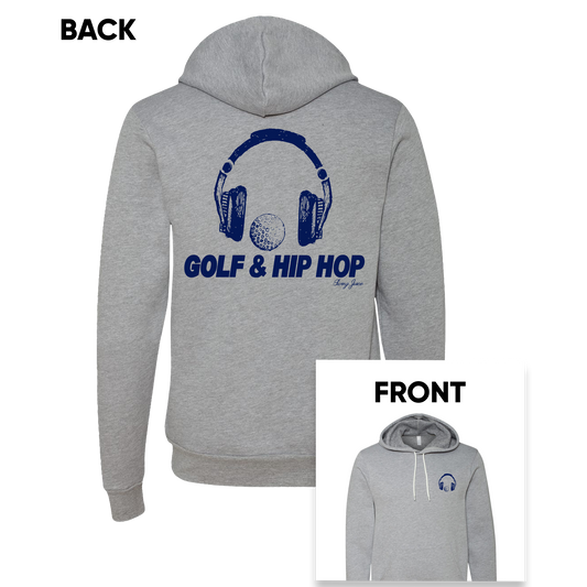 SwingJuice Golf & Hip Hop New Unisex Long Sleeve Hoodie-Grey