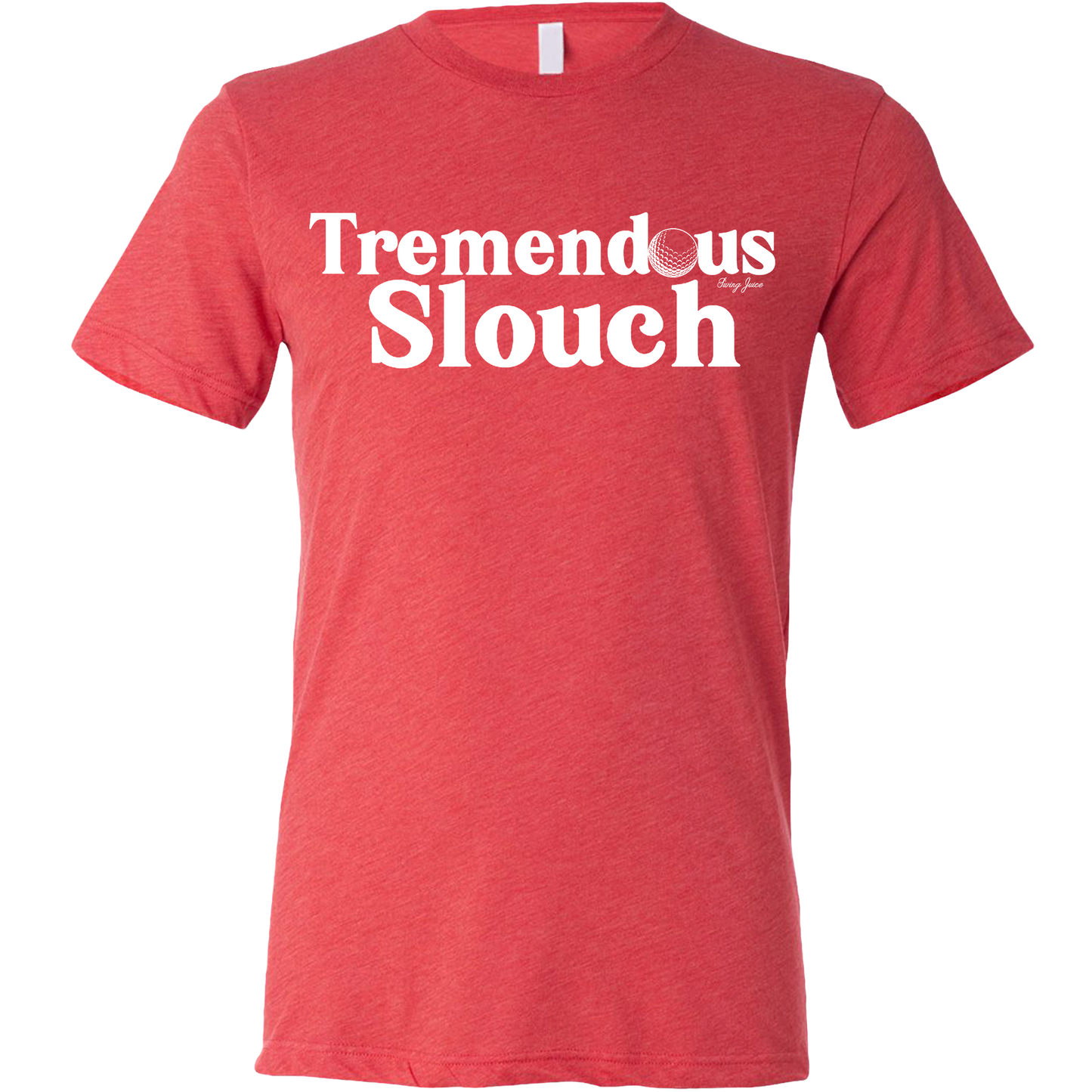 SwingJuice Golf Tremendous Slouch Unisex Short Sleeve T-Shirt-Red